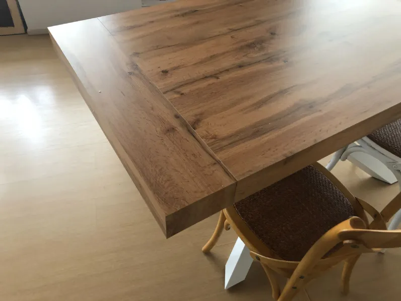 Tavolo Intreccio laminam Artigianale in laminato Allungabile scontato 64%