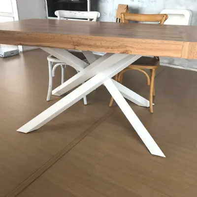 Tavolo rettangolare in laminato Intreccio laminam di Artigianale in Offerta Outlet