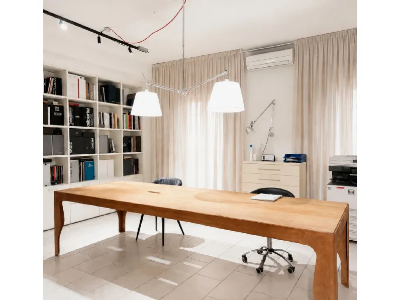 Tavolo Iron table Artigianale in legno Fisso scontato 57%