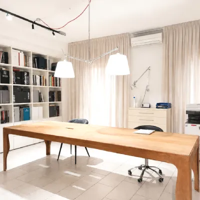 Tavolo Iron table Artigianale in legno Fisso scontato 57%