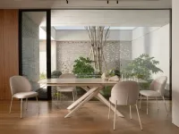 Tavolo Joakim ivory Bizzotto in ceramica Allungabile scontato 40%