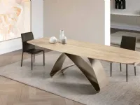 Tavolo in ceramica rettangolare King Capodarte in offerta outlet