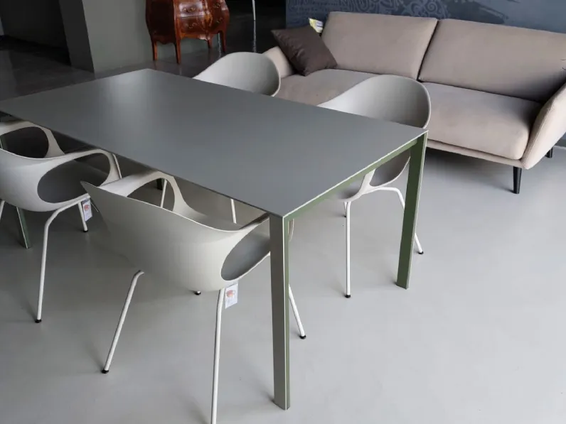 Tavolo in altri materiali rettangolare Thin-k 170 x 90 - elefhantino Kristalia in offerta outlet