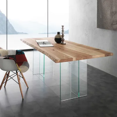 Tavolo La Seggiola mod. Bio-glass art. 704 VE
