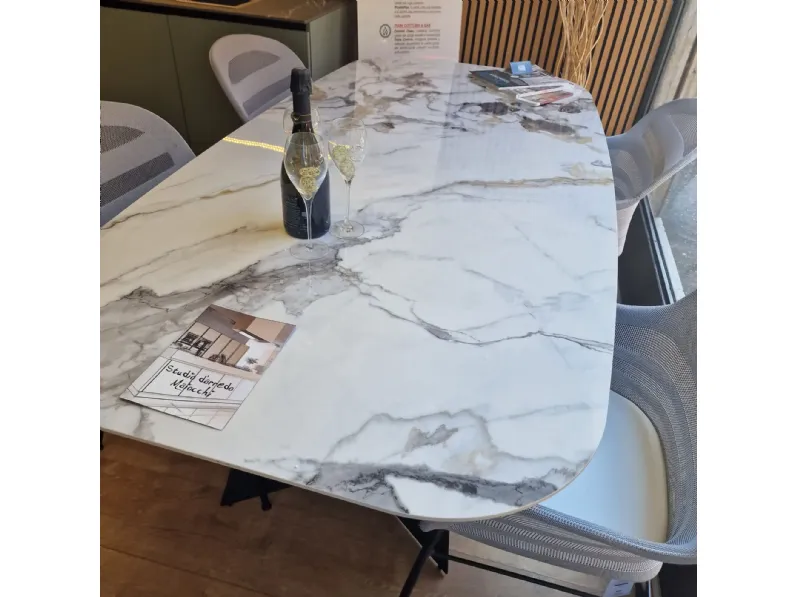 Tavolo Gres La seggiola in ceramica Fisso scontato 32%