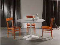 Tavolo in laminato rotondo Max * La seggiola in offerta outlet