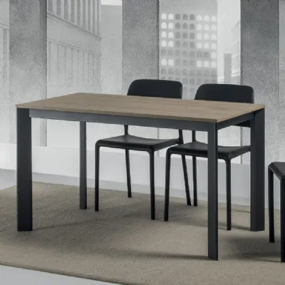 Tavolo in laminato rettangolare Tecno La seggiola in offerta outlet