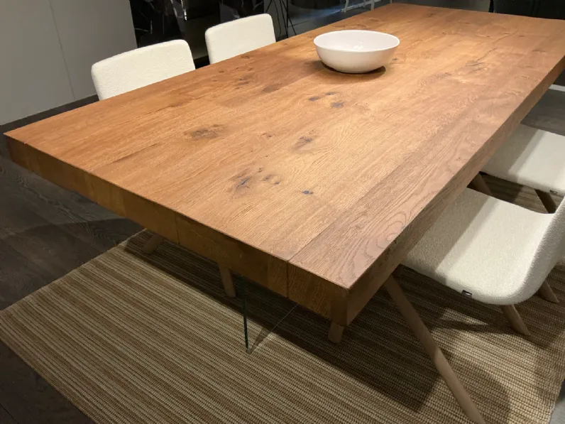 Tavolo rettangolare in legno Air  di Lago in Offerta Outlet