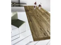 Tavolo in legno rettangolare Air wildwood 250x100 Lago in offerta outlet