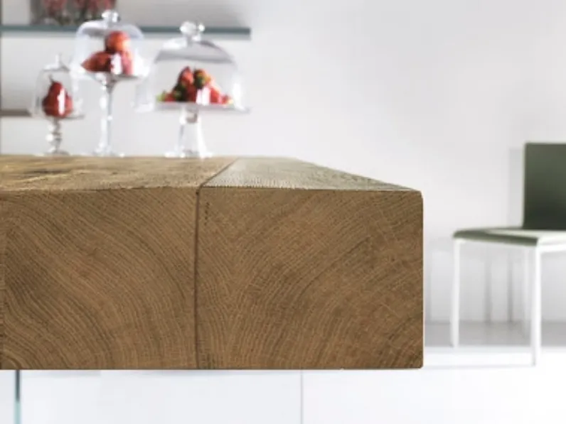 Tavolo in legno rettangolare Air wildwood 250x100 Lago a prezzo scontato