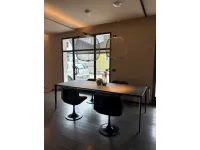 Tavolo in metallo rettangolare Long island Rimadesio in offerta outlet