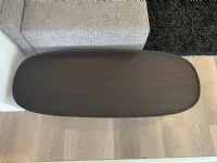 Tavolo in legno ellittico Mad coffee table Poliform a prezzo ribassato
