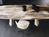 Tavolo in vetro rettangolare Mad max crystalart Cattelan italia a prezzo ribassato