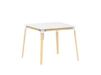 Tavolo Tavolo steelwood 90x90 in hpl bianco magis Magis in OFFERTA OUTLET -58%