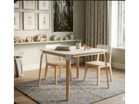 Tavolo in legno e resina quadrato Tavolo steelwood 90x90 in hpl bianco magis Magis in offerta outlet