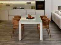 Tavolo Main outlet Diotti.com in vetro Rettangolare allungabile scontato 46%