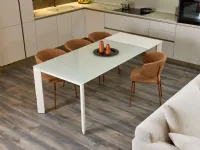 Tavolo Main outlet Diotti.com in vetro Rettangolare allungabile scontato 46%