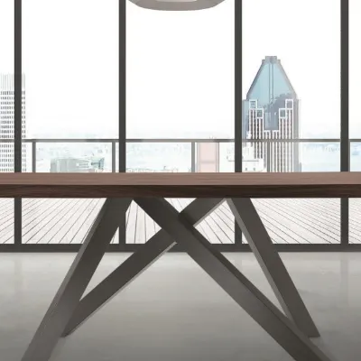 Tavolo Materia Di lazzaro in legno Fisso