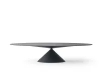 Tavolo ovale in altri materiali Maxi clay di Desalto in Offerta Outlet