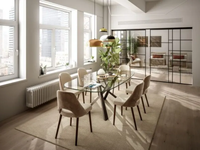 Tavolo Md work Tavolo fisso sagaomato los angeles 51 made in italy SCONTATO a PREZZI OUTLET