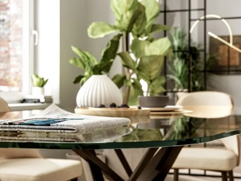 Tavolo Md work Tavolo fisso sagaomato los angeles 51 made in italy SCONTATO a PREZZI OUTLET