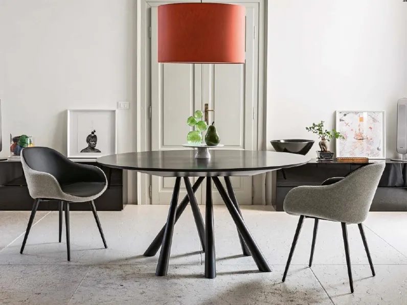 Tavolo in legno rotondo Villa varda Md work in offerta outlet