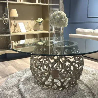 Tavolo in vetro rotondo Medea Giusti portos in offerta outlet