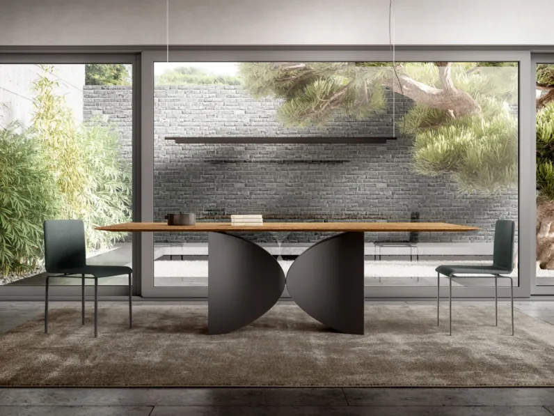 Tavolo Meet Lago in vetro Fisso scontato 21%