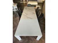 Tavolo rettangolare in vetro Metro'  di Ozzio in Offerta Outlet