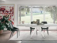 Tavolo con piano in vetro rettangolare di Collezione esclusiva a PREZZO OUTLET 