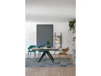 Tavolo con piano in vetro rettangolare di Collezione esclusiva a PREZZO OUTLET 
