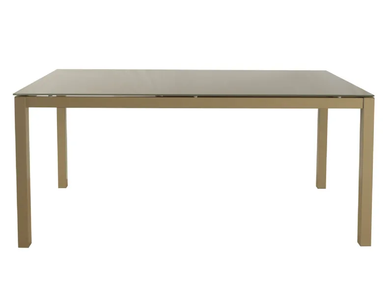 Tavolo in vetro rettangolare Mobilike ml238 Artigianale in offerta outlet