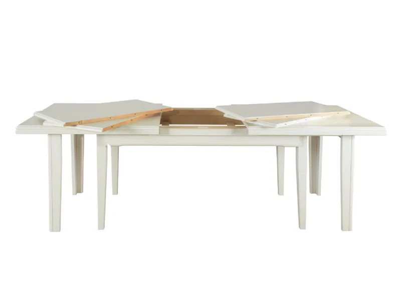 Tavolo rettangolare in legno Mobilike ml347 di Artigianale in Offerta Outlet