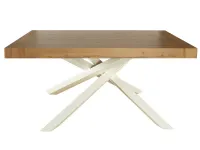 Tavolo in legno rettangolare Mobilike ml6161 Artigianale a prezzo ribassato