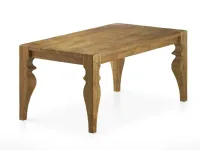 Tavolo in legno rettangolare Mod. butterfly Mobilia web a prezzo scontato