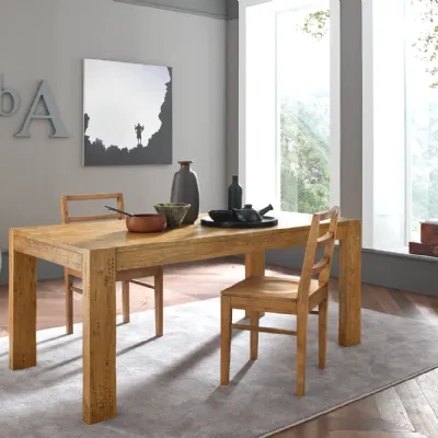 Tavolo in legno rettangolare Mod. modys Mobilia web a prezzo scontato