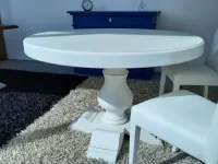 Tavolo in legno rotondo Modello amalfi Artigianale in offerta outlet
