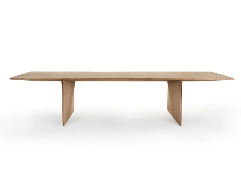 Tavolo con piano in legno rettangolare di Molteni & c a PREZZO OUTLET 
