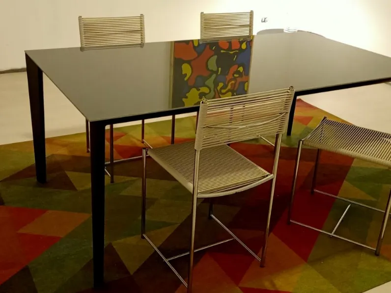 Tavolo Filigree Molteni & c in vetro Fisso scontato 47%