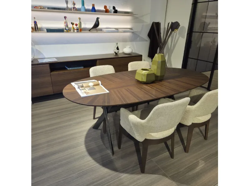 Tavolo ovale molteni&c. gatwick Molteni & c in legno Fisso scontato 43%