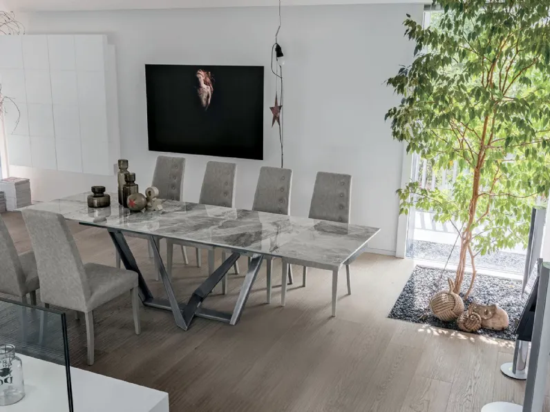Tavolo Priamo Collezione esclusiva in ceramica Allungabile 