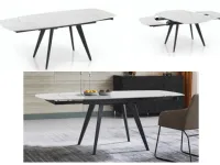 Tavolo ellittico in ceramica Nancy di Collezione esclusiva in Offerta Outlet