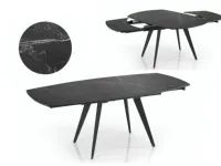 Tavolo ellittico in ceramica Nancy di Collezione esclusiva in Offerta Outlet