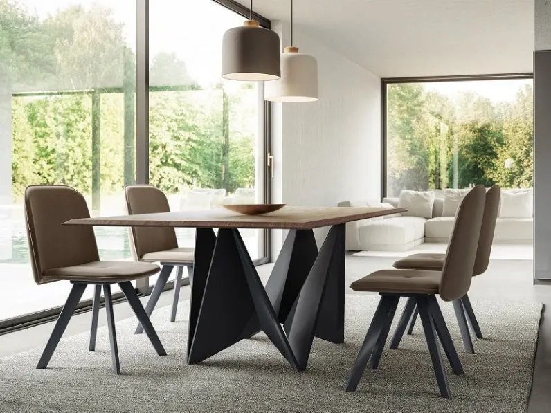 TAVOLO Natisa�Origami-m 200 legno SCONTATO a PREZZI OUTLET