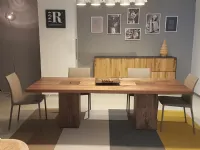 Tavolo con piano in legno rettangolare di Riva 1920 a PREZZO OUTLET 