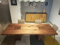 Tavolo con piano in legno rettangolare di Riva 1920 a PREZZO OUTLET 