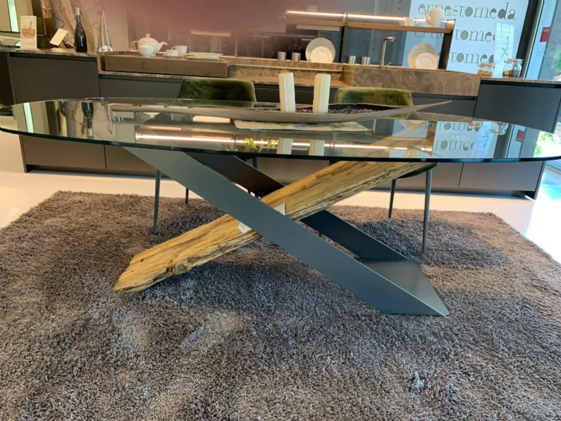 Tavolo ovale X di Nature design a prezzo riservato 