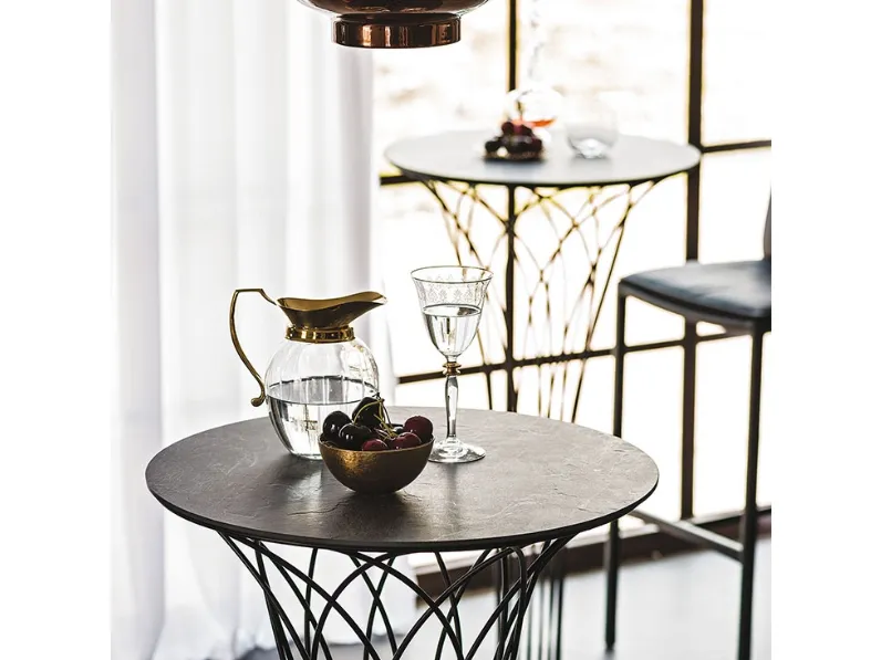 Tavolo Cattelan Italia in ceramica rotonda. Prezzo outlet!