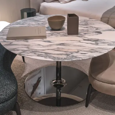 Tavolo Oliver  Minotti in marmo Fisso 