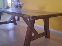 Tavolo in legno rettangolare Omega &tradition in offerta outlet